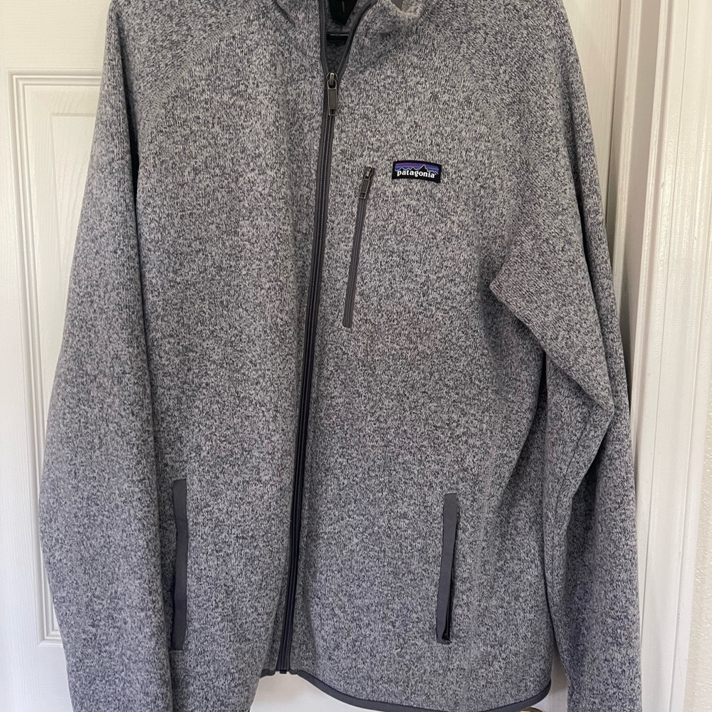 Patagonia Gray Lightweight Shirt Jacket with Athletic Fit